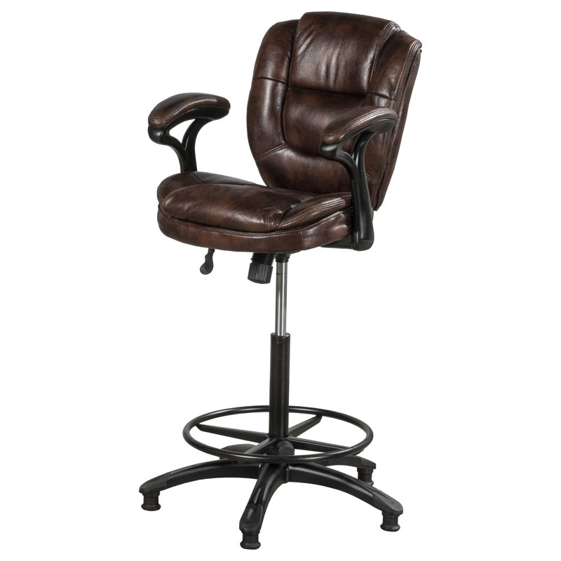 Tabouret tournant à hauteur réglable Raddatz, Brun