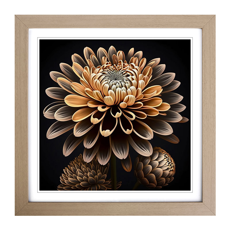 Single Picture Frame Print on Wood, Oak