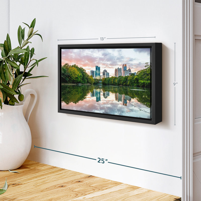 Midtown Atlanta Park Canvas Print, 9" H x 13" W