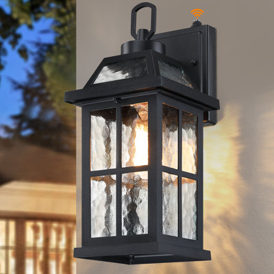14 '' Outdoor Lights For House 2 Packs, Black Exterior Light Fixtures Porch Light Wall Mount, Waterproof Sconce Lights Outside, Modern Outdoor Lighting Wall Lanterns For House Garage Patio Front Door