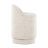 18" Upholstered Vanity Stool With Swivel In Cream Fabric-665496902