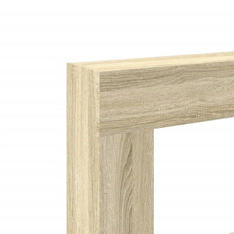 Fireplace Surround 81X18x82 Cm Engineered Wood, Sonoma Oak