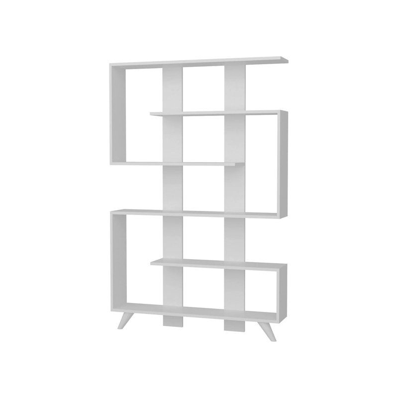Yvette 162cm H x 120cm W Bookcase, White