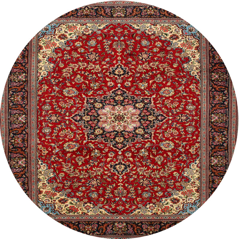 Cayslee Oriental Indoor Rug, Round 3'