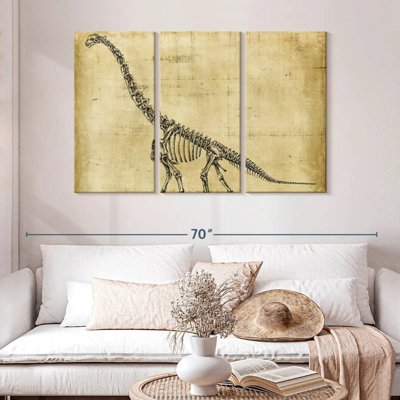 Brampt Brachiosaurus Study, 32" H x 50" W