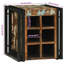 Solid Wood Open Shelving Wine Bottle Rack-1074417516