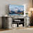 Farmhouse TV Stand for 75" TV, Entertainment Center with Barn Doors & Storage-1700916086