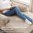 Davene Upholstered Chaise Lounge with Adjustable Backrest-1105410059