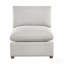 Modern Modular 5-Piece Sectional Sofa Set Beige Upholstered Durable Solid Wood Frame Living Room Furniture