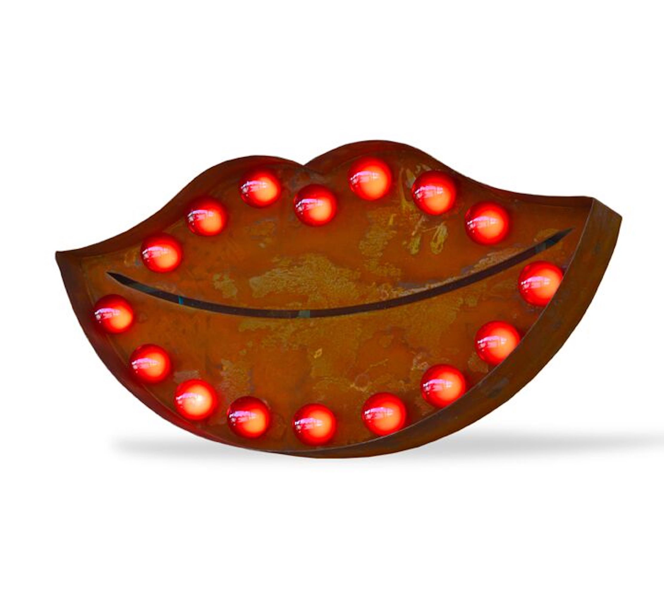 Ivy Bronx Red Lips Steel Wall Decor Wayfair