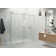 Nova 72 in. x 40 in. x 78 in. 90-degree Fully Frameless Sliding Glass Shower Enclosure