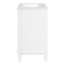 24" Bathroom Vanity with Ceramic Sink, Small Bathroom Sink Cabinet, Modern Cabinet with 2 Drawers and Adjustable Shelf-242007589