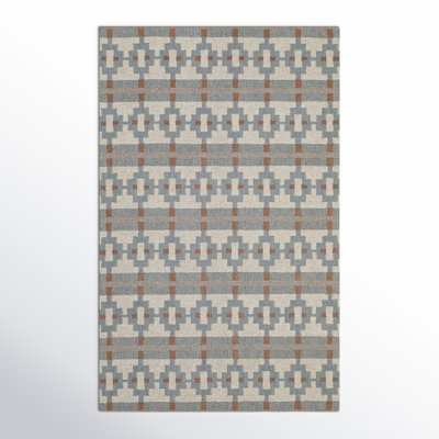 Elsey Hand-Tufted Geometric Wool Rug