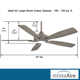 52" Dyno 5 - Blade Standard Ceiling Fan with Remote Control and Light Kit Included