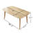 Mid-Century Modern Dining Table Kitchen Table Rectangular Dining Table Solid Wood Dining Table-1837343207