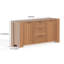 Buffet en bois manufacturé Elsabe