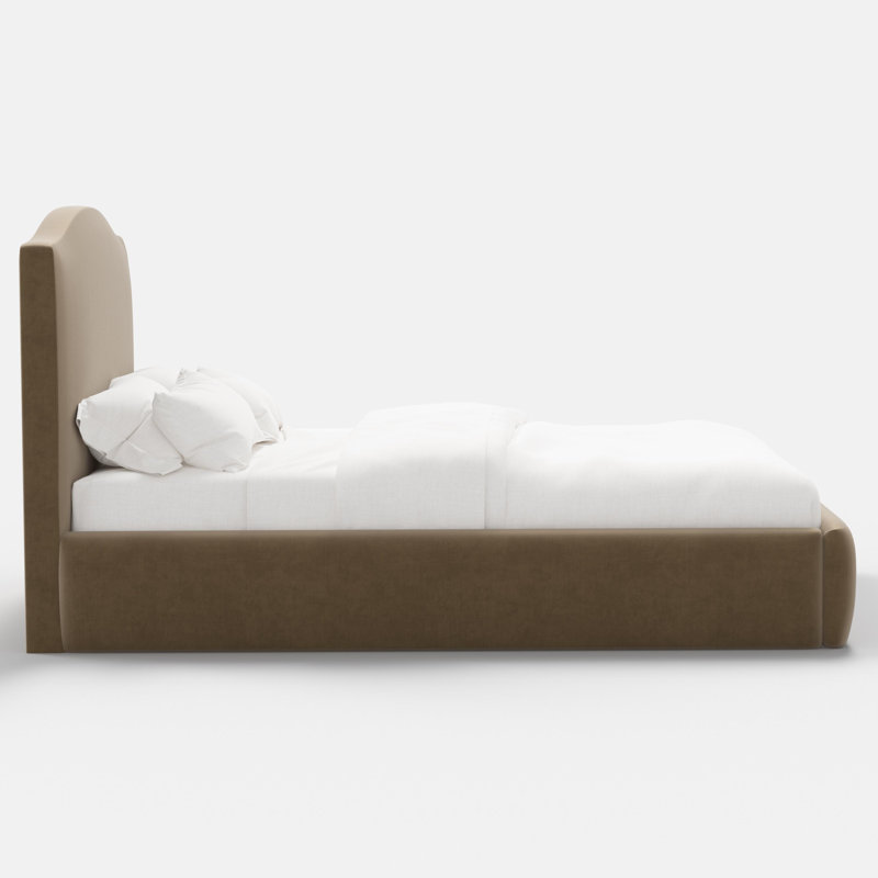 Perigold Upholstered Bed, Queen, Brown