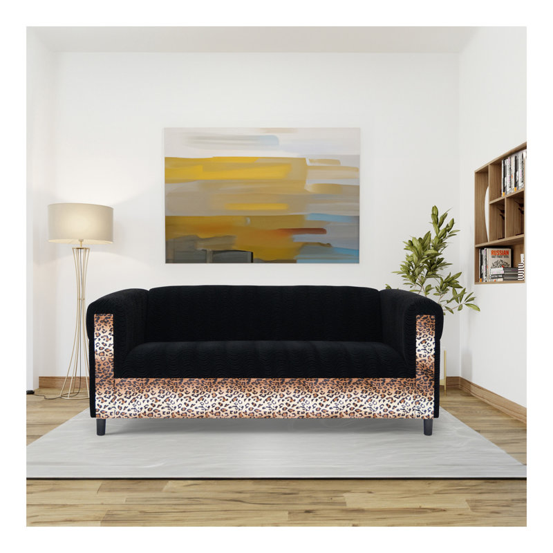 Canapé, canapés modernes à 3 places pour salon, chambre à coucher, bureau et appartement avec structure en bois massif