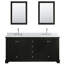 Ensemble de meuble-lavabo double 72 "avec miroir Deborah-61125493-40064869