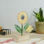 Décoration de table en métal 12,5 po