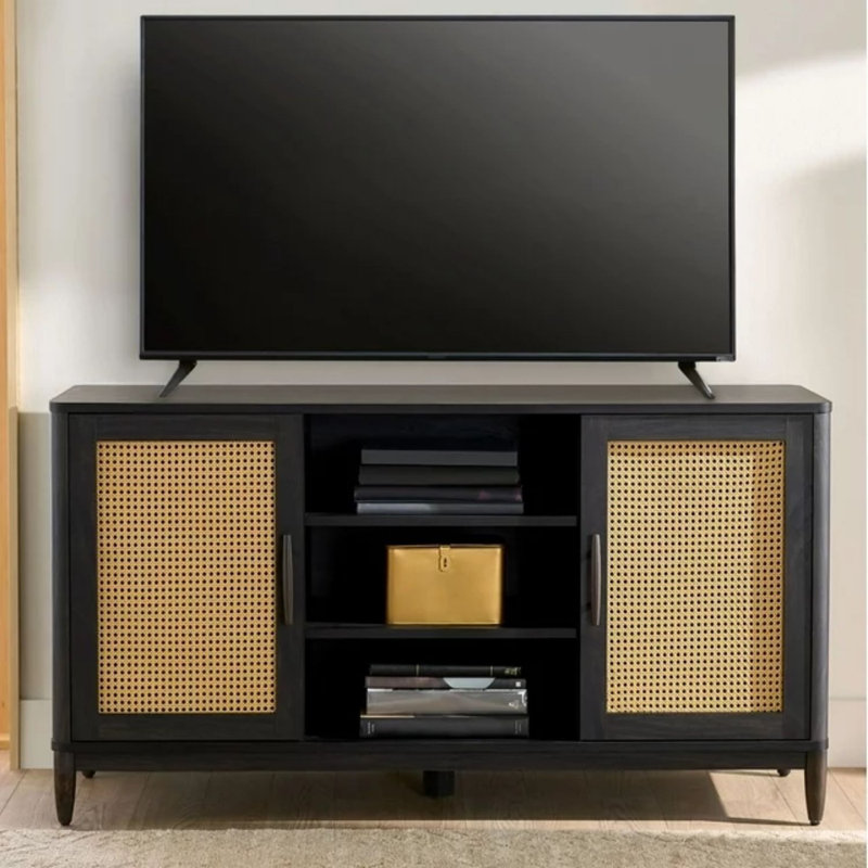 Crédence de rangement l 57 po, Gris anthracite