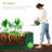 Shalynn 8x2x2ft Metal Raised Garden Bed, Oval Outdoor Planter Box w/ 4 Support Bars-1688225636