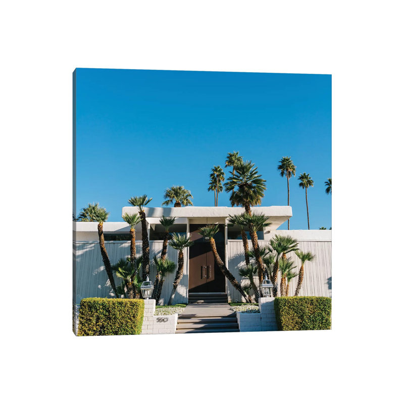 Palm Springs Architecture par Bethany Young - Giclée sur toile tendue avec châssis, H 12 po x l 12 po x P 0,75 po