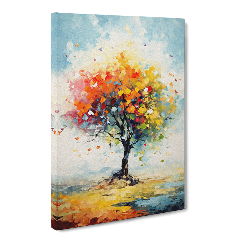 Apple Tree Impressionism - Print, 50cm H x 35cm W x 3cm D
