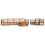 329cm Wide Patio Sectional Set