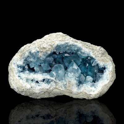 Celestite Geode From Madagascar // 14 Lb.