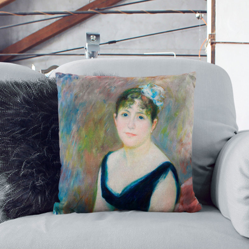 Madame Leon Clapisson Square Throw Cushion, 55cm H x 55cm W x 20cm D