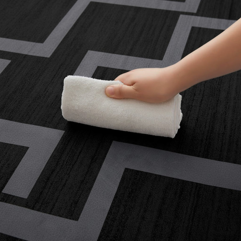 Demiah Abstract Machine Printed Area Rug, Rectangle 200 x 290 cm