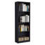 Bibliothèque à tablettes de rangement noires