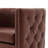 Calzada 31" Top Grain Leather Swivel Armchair-1665994498