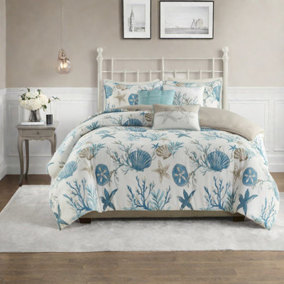 Ensembles de literie en satin de coton côtier, grand lit multicolore, décoration intérieure relaxante