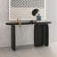 Console noire en bois massif-2046725266