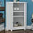Bathroom Corner Storage Cabinet With Doors, Triangle Floor Cabinet, Wood Corner Storage Organization With Adjustable Shelves-759760923