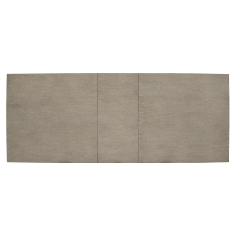 Linea Solid Wood Dining Table, Gray