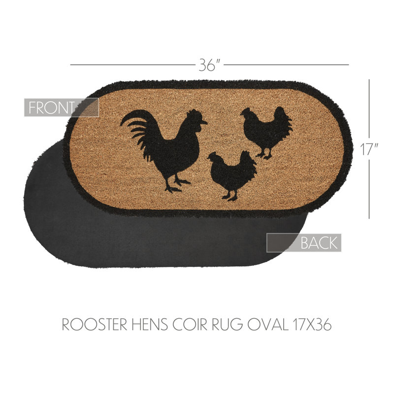  Down Home Outdoor Doormat, 17" W x 36" L