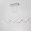Luminaire suspendu ADN linéaire, chrome
