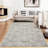 2x6 Runner Rug Washable Runner Rug Modern Abstract Runner Mat Hallway Contemporary Solid Rug Non-Slip Foldable Aesthetic Accent Floor Carpet Beige-1719927831