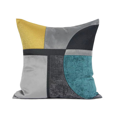 Kathi Abstract Square Throw Pillow Cover