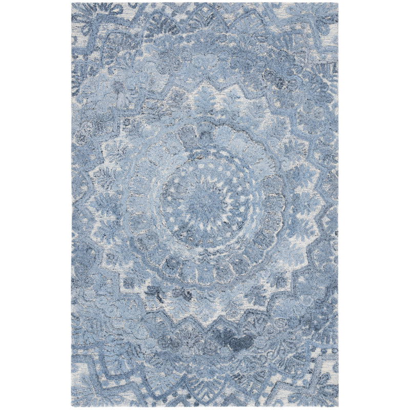 Tapis oriental performance touffeté à la main Hust, Rectangle 4 pi x 6 pi