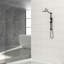 Système de douche 10 pouces avec pomme de douche à main 5 fonctions et barre coulissante 26,3 po
