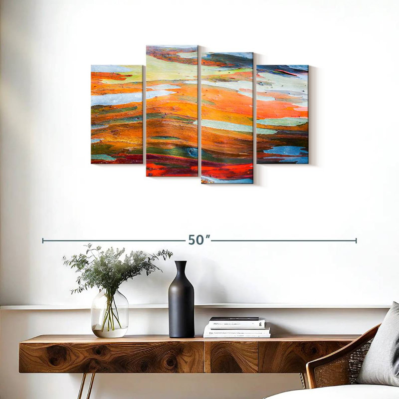 Avery Abstract Eucalyptus Tree Bark, 22" H x 36" W