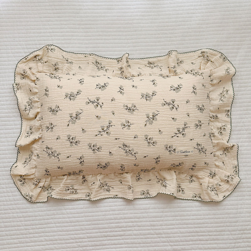 Cute Muslin Cotton Kids Pillowcase