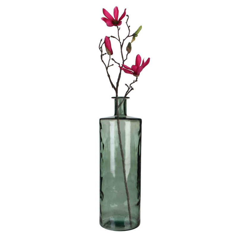 Chagnon Glass Floor Vase, Grey