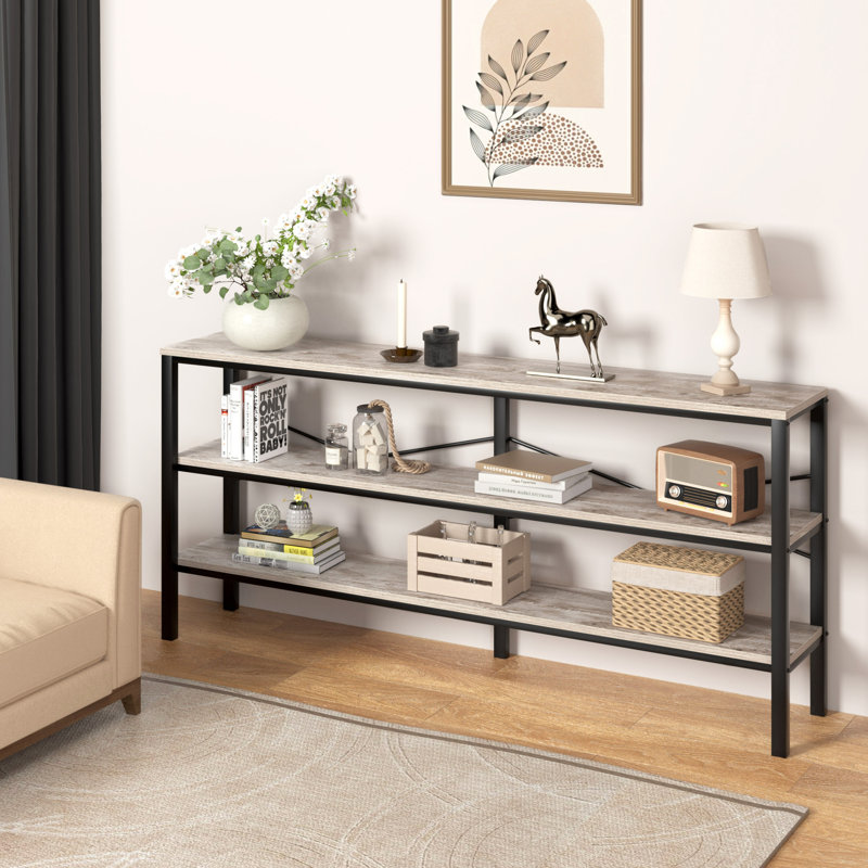 Table console 71,1 po à 3 niveaux