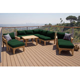 Monterey Outdoor 10 - Piece Teak Conversation Set