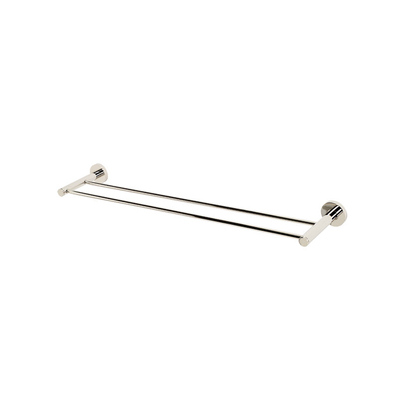 Towel Bar, 2" H x 26" W x 5.31" D, Polished Nickel